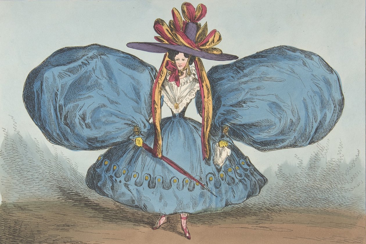 Modern Oddities af P. Pry Esq., Plade 1st: The Sleeves Curiously Cut, Ay There