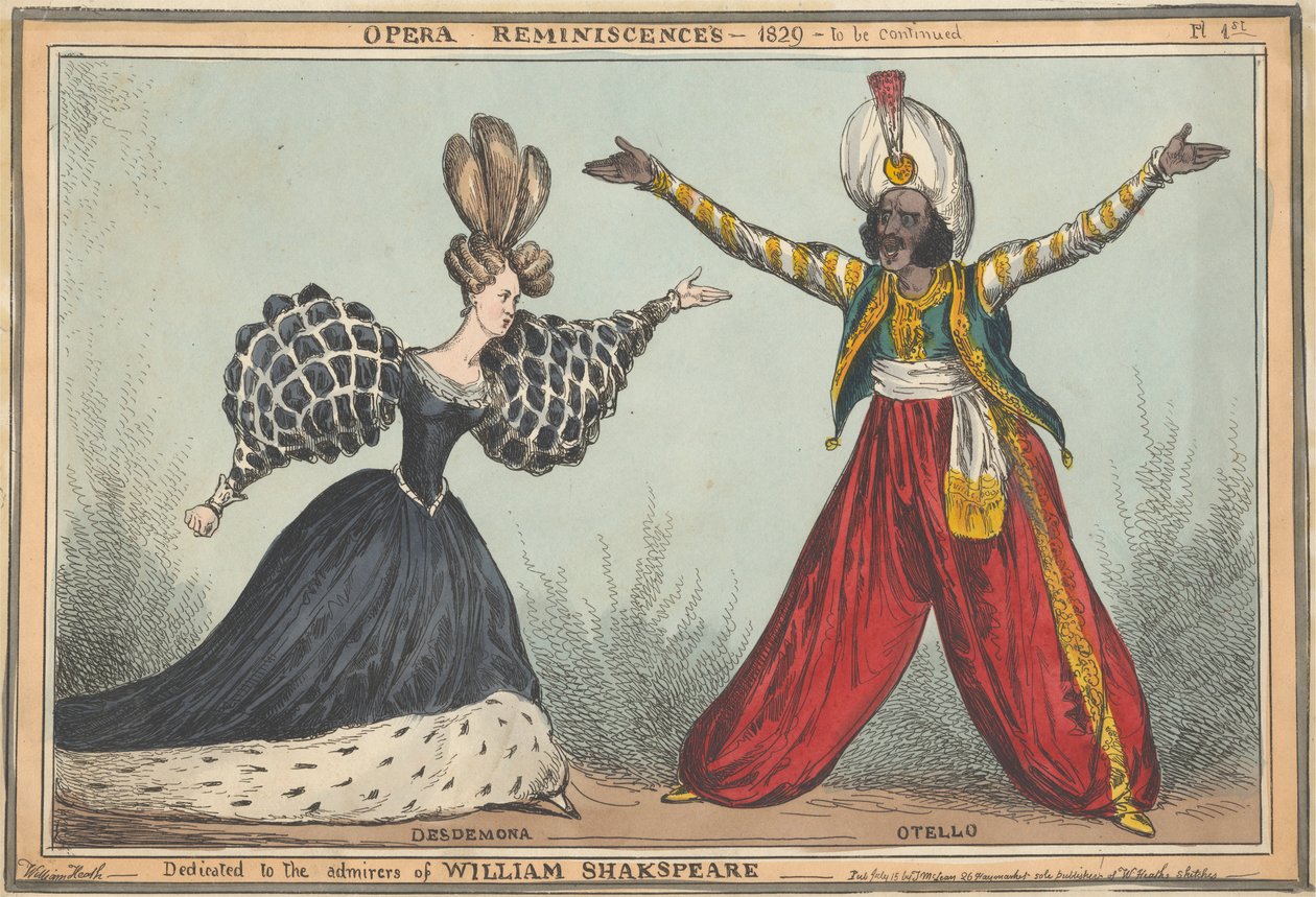 Operareminiscenser: Desdemona og Otello af William Heath