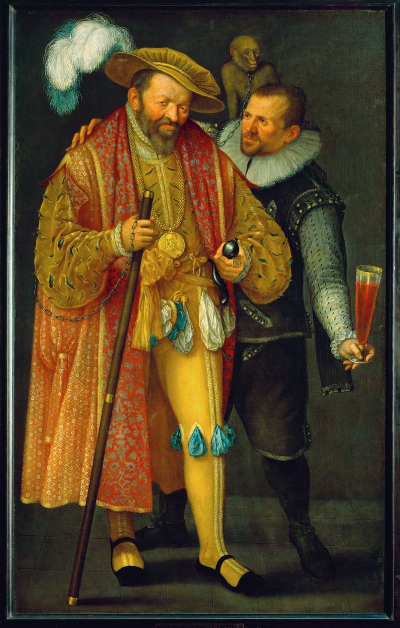 To fjolser ... (maleri på lærred) af William Heath