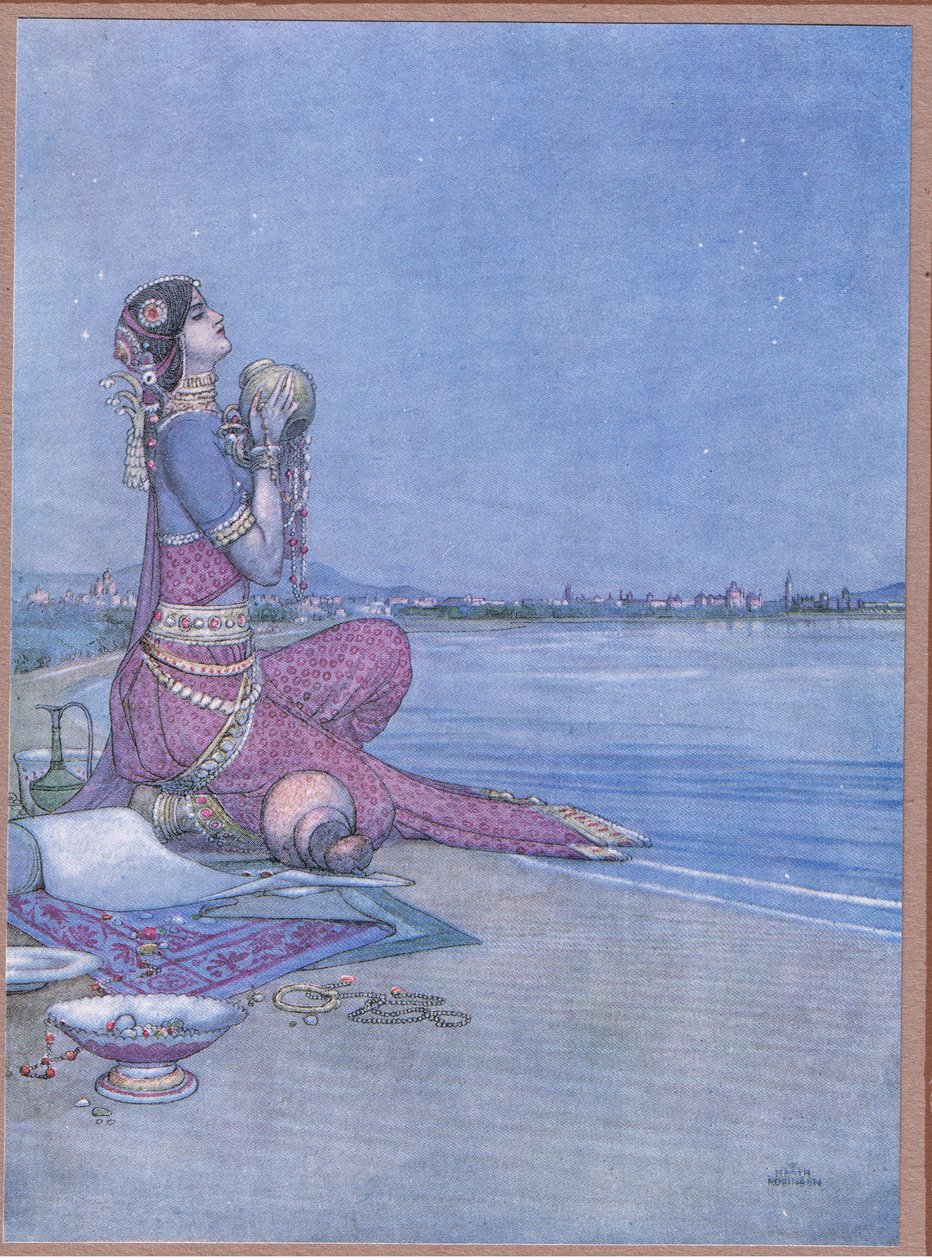 Bombay, Royal og Dower Royal I the Queen af William Heath Robinson