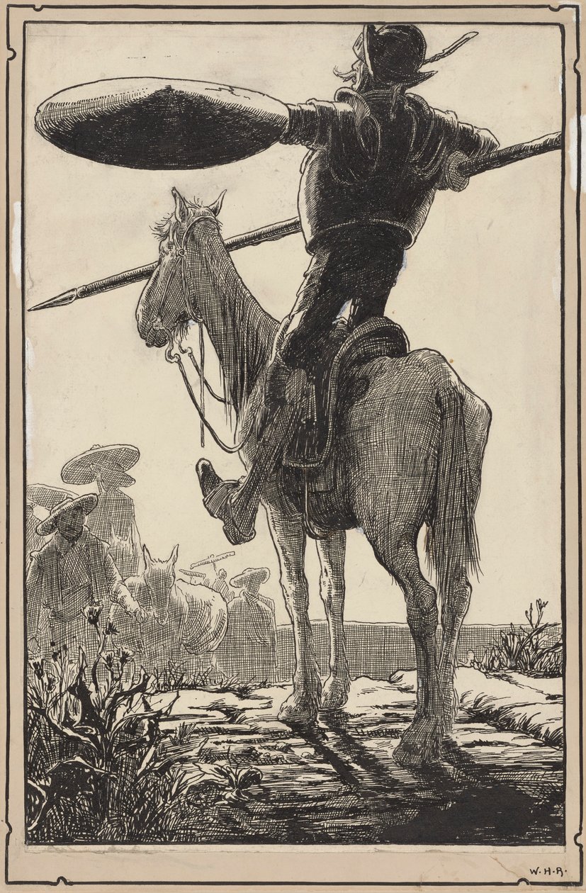 Don Quixote af William Heath Robinson