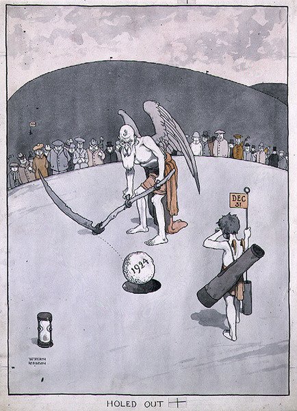 "Holed Out", en illustration fra 