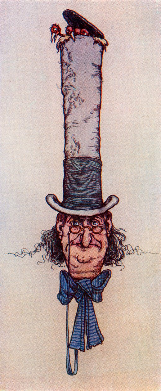 Reden, fra prinsesse Marie-Josés børnebog, udgivet 1916 af William Heath Robinson