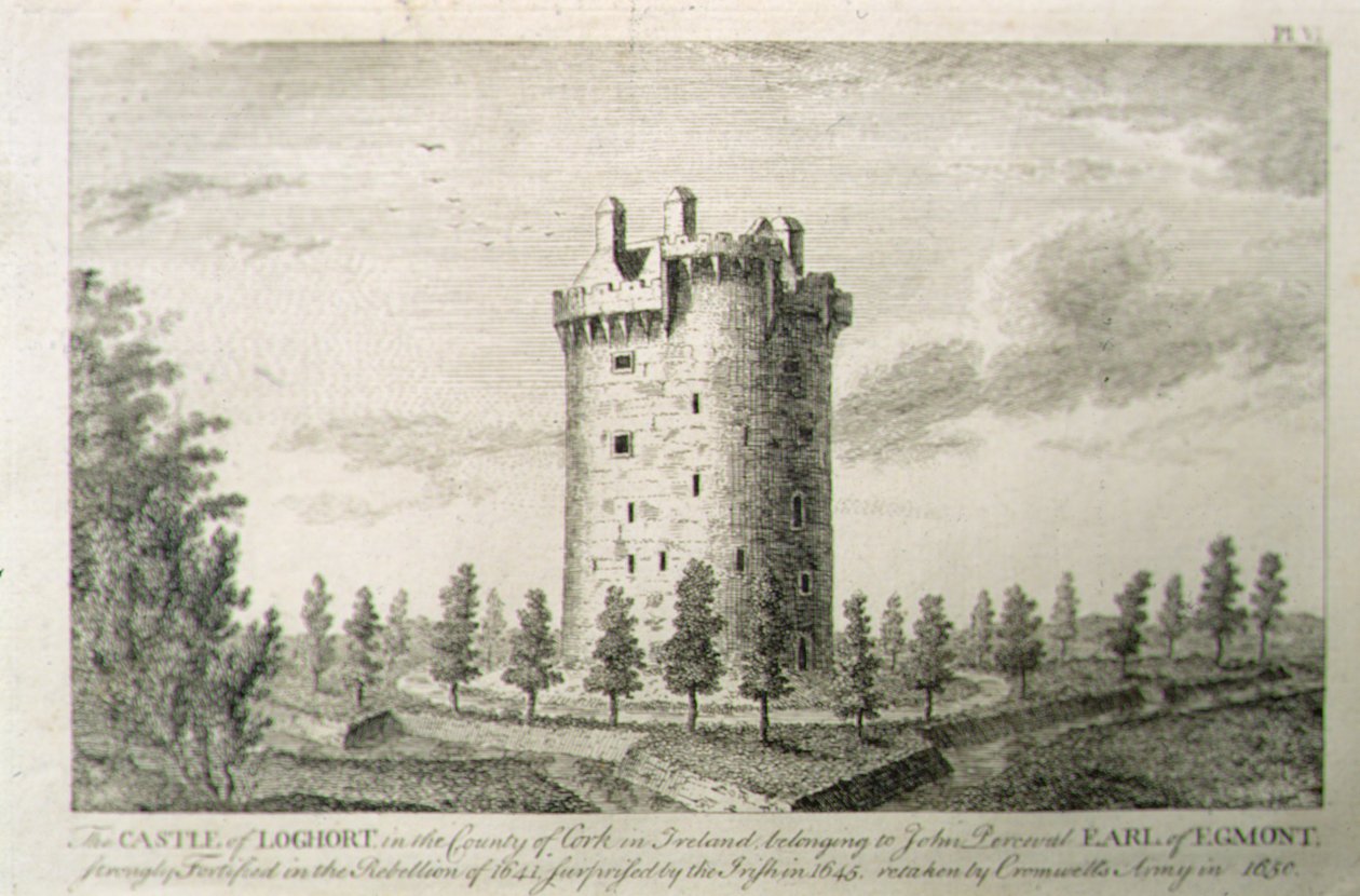 Castle Howel, Barony of Kells, County Kilkenny, Irland, fra 