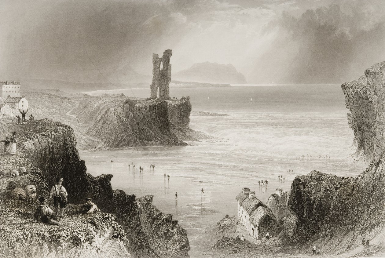 Ballybunnion, County Kerry, Irland, fra 