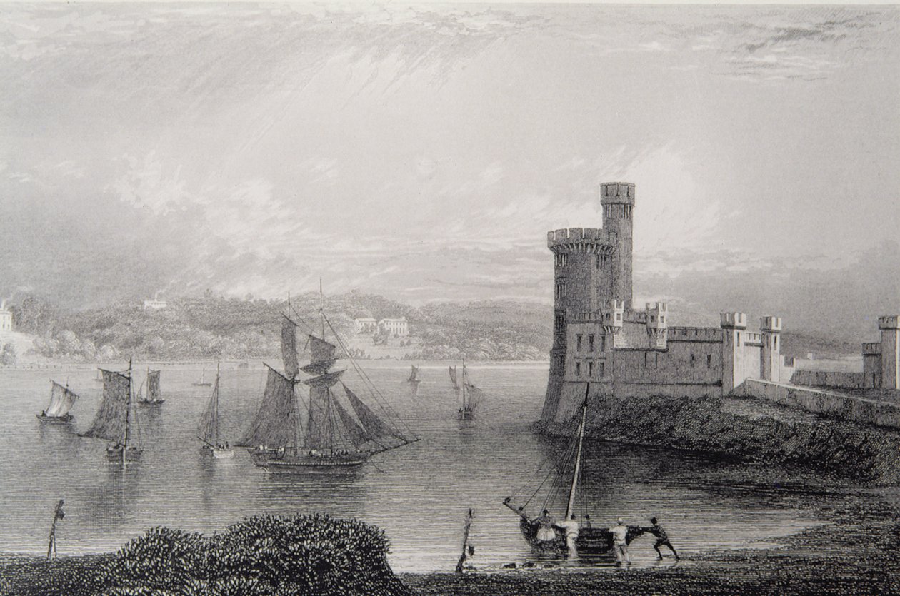 Black Rock Castle, nær Cork, Irland, 1830