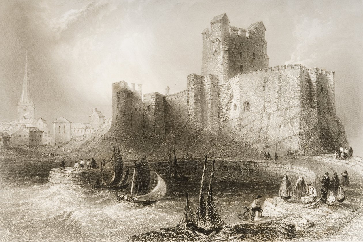 Carrickfergus Castle, County Antrim, Nordirland, fra 