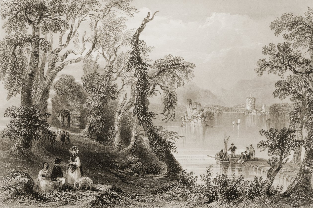 Innisfallen, Killarney Lake, County Killarney, fra 