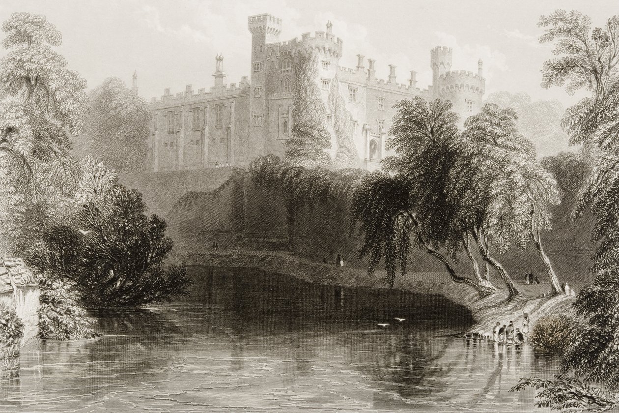 Kilkenny Castle, County Kilkenny, Irland, fra 