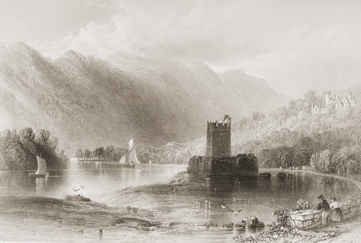 Narrow Water Castle, County Down, Nordirland, fra 