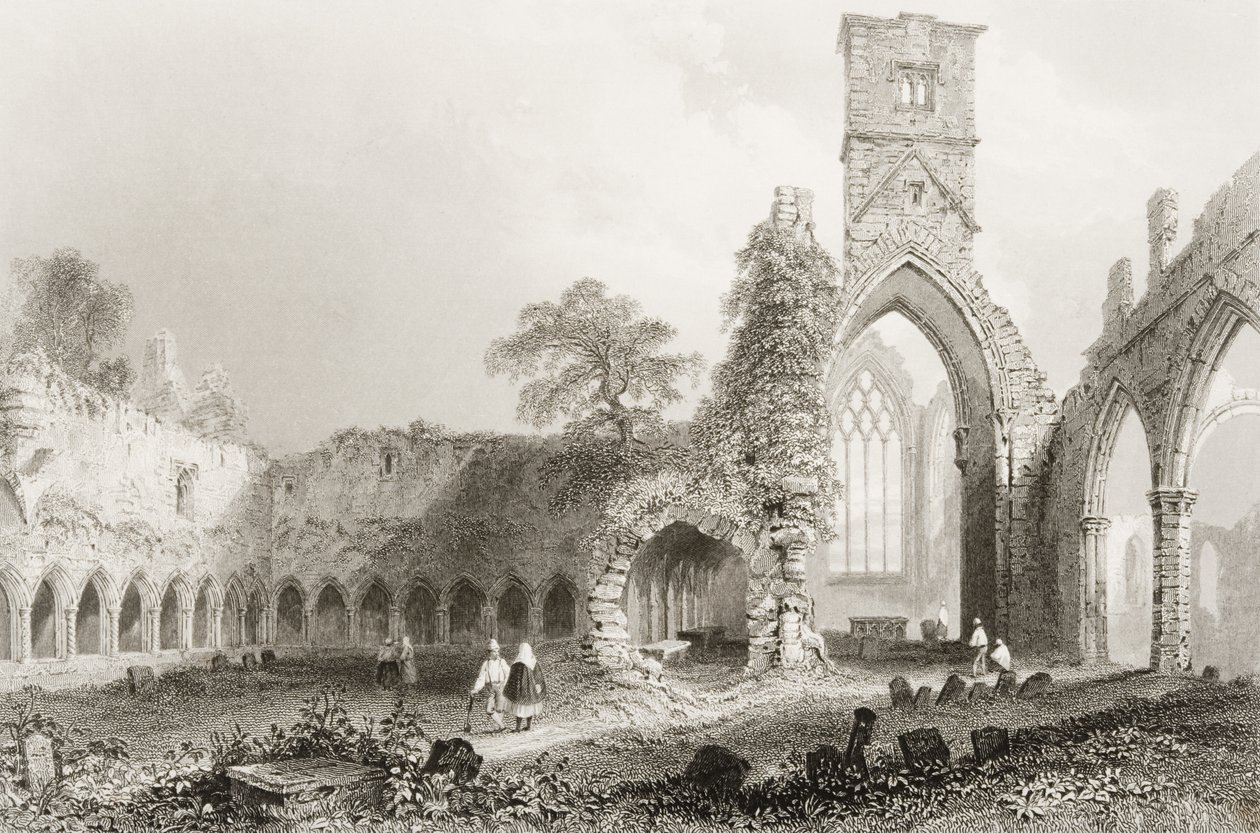 Sligo Abbey, County Sligo, Irland, fra 
