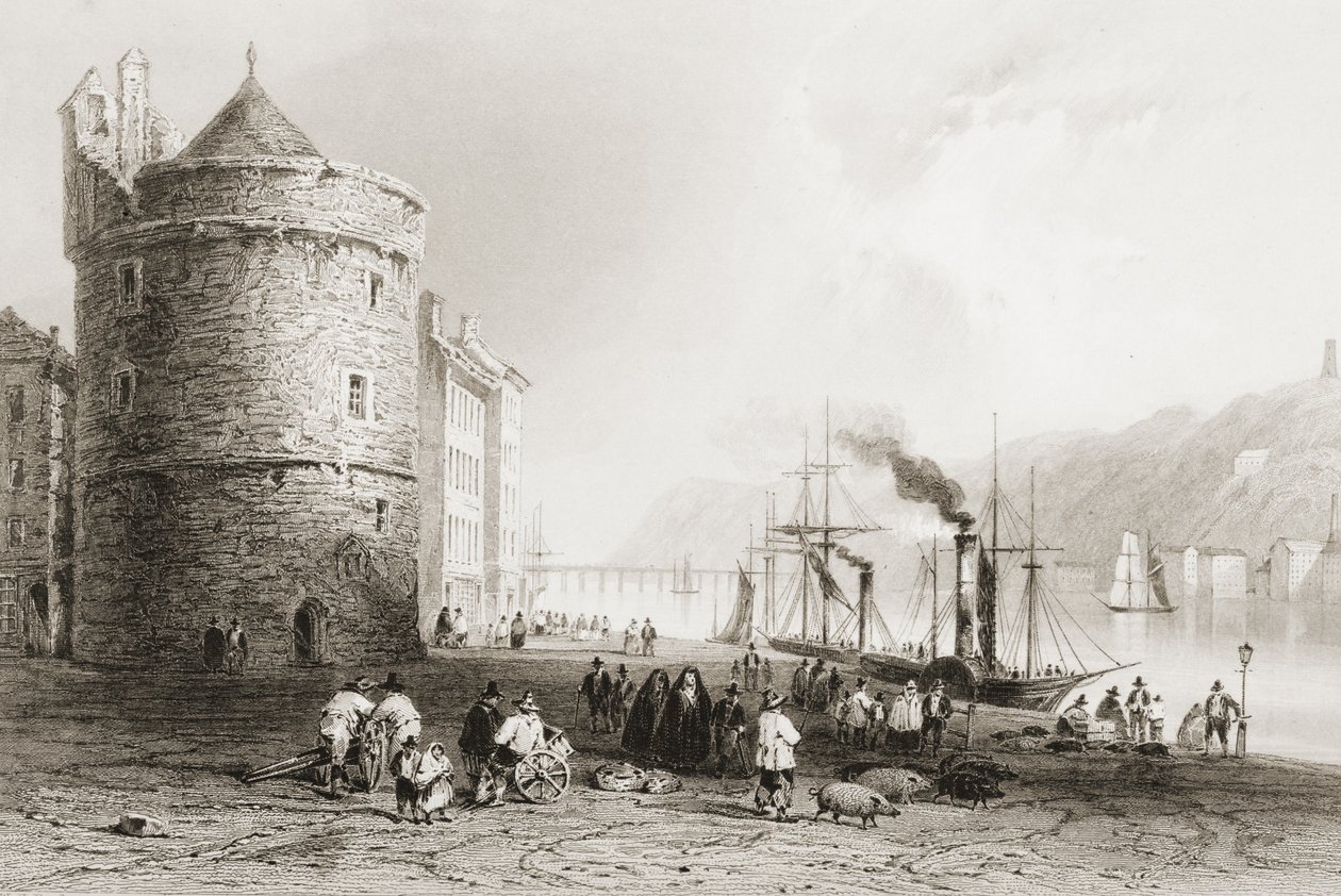 The Quay at Waterford, Irland, fra 