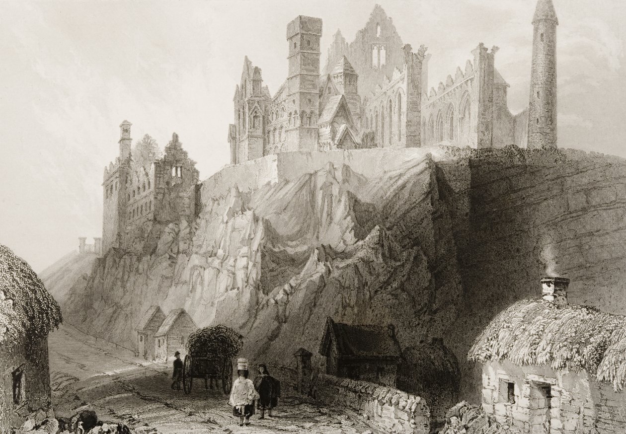 The Rock of Cashel, County Tipperary, Irland, fra 