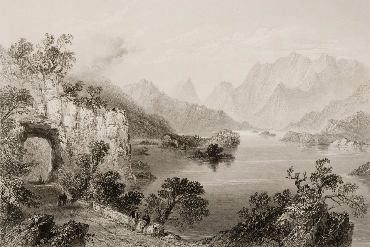 The Upper Lake ved Killarney, County Killarney, Irland, fra 