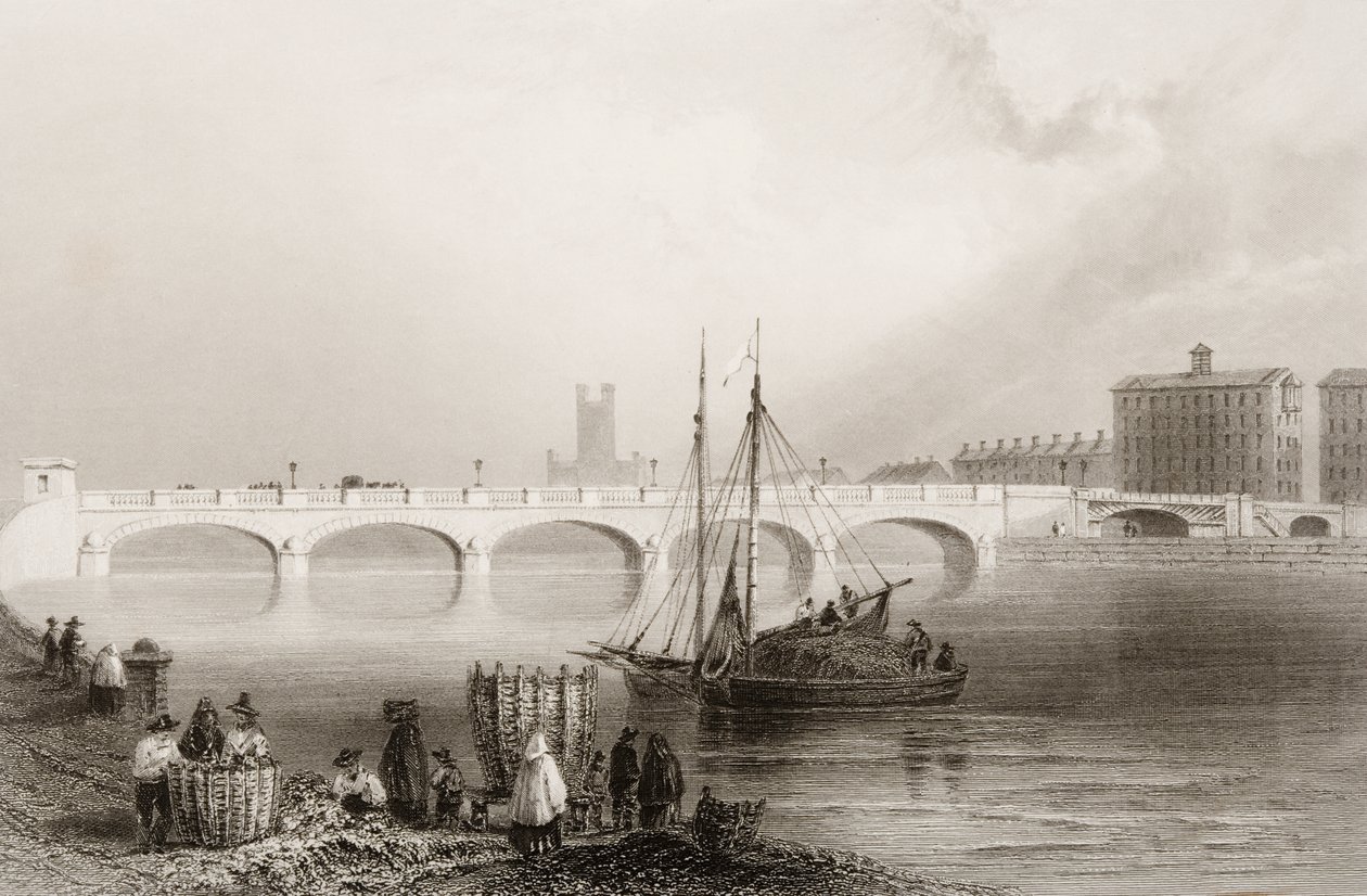 Wellesley Bridge, Limerick, Irland, fra 