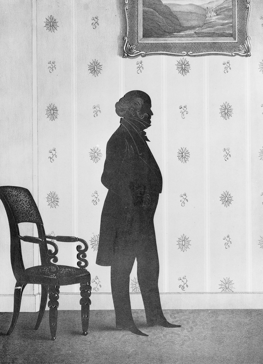 Silhuetportræt af Martin Van Buren, 1844 af William Henry Brown