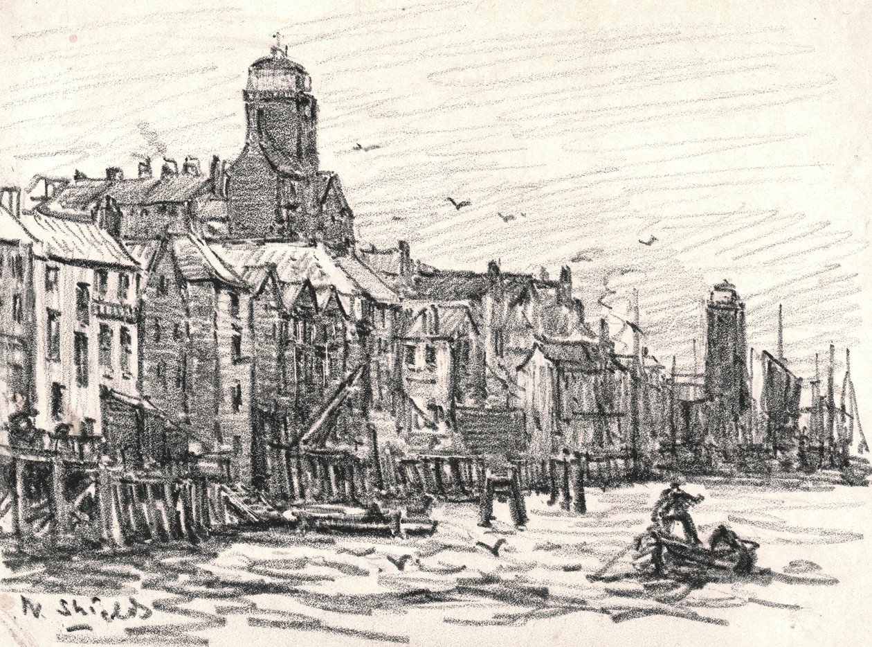 North Shields (kul på papir) af William Henry Charlton