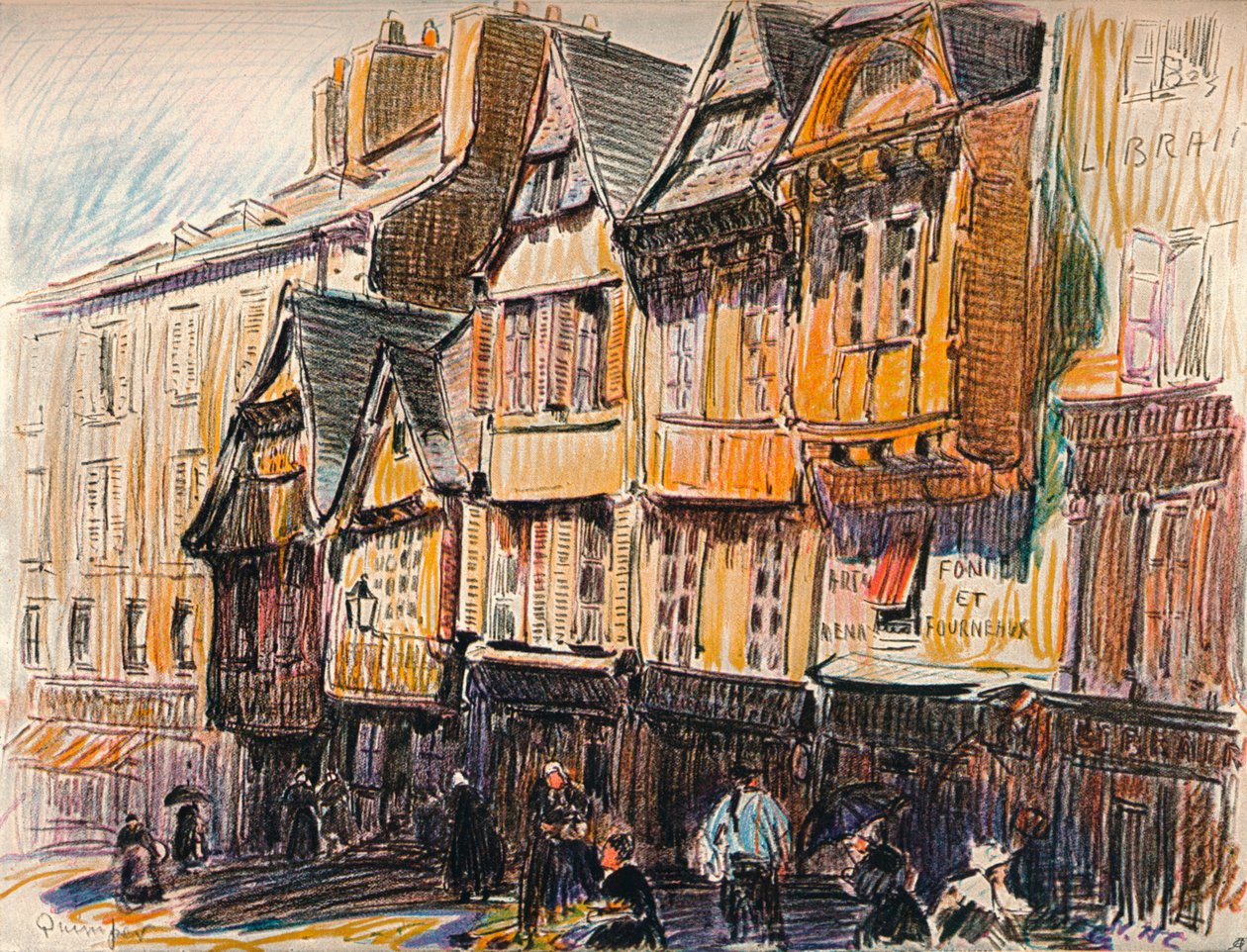 Quimper, c1908 af William Henry Charlton