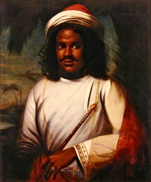 Portræt af en indisk prins af William Henry Florio Hutchinson