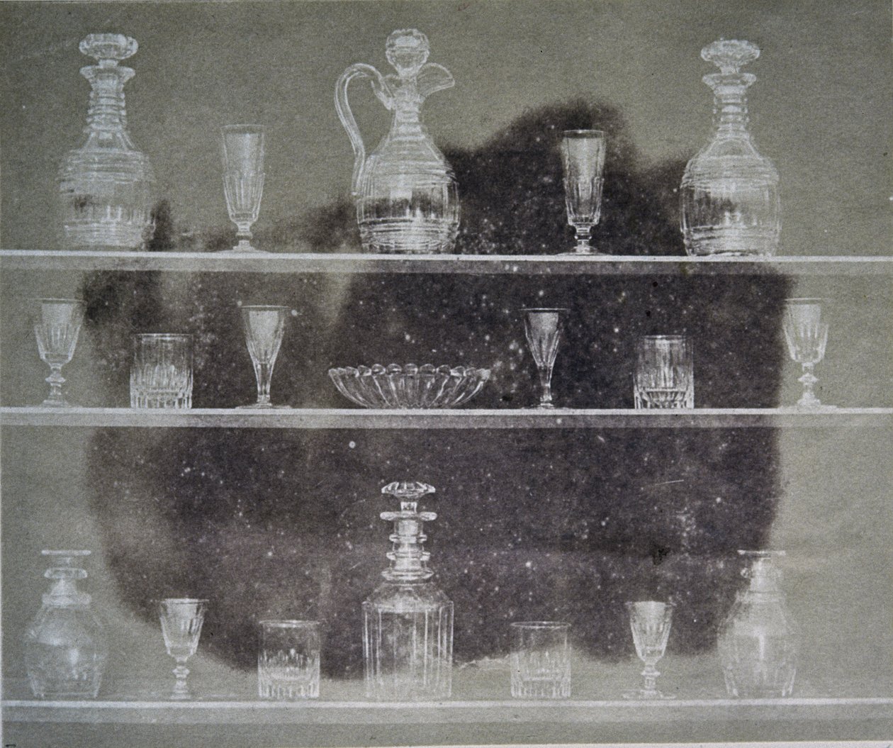 Artikler af glas, fotografi, fra Pencil of Nature, 1844 af William Henry Fox Talbot