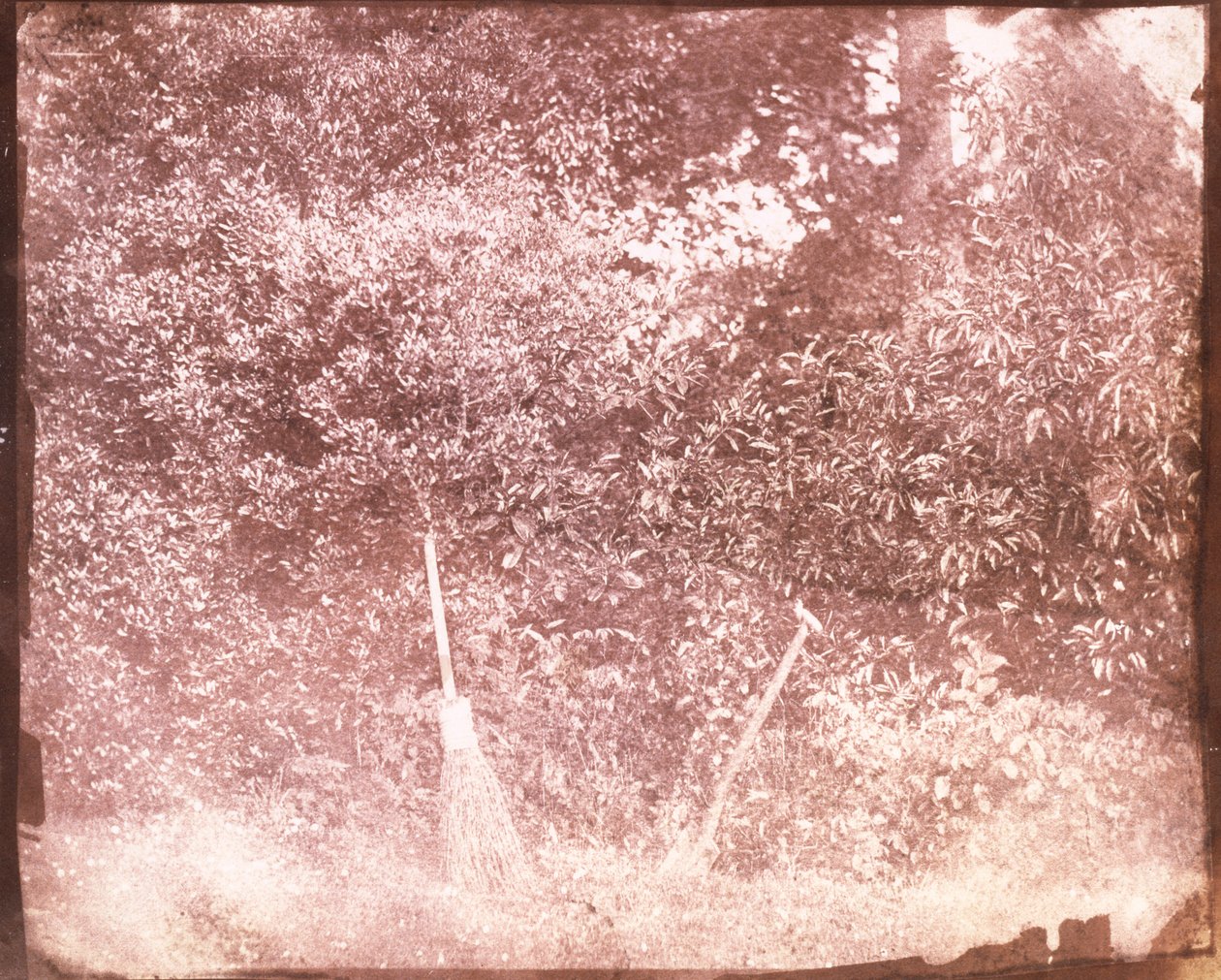 Kost og spade, 1842 af William Henry Fox Talbot