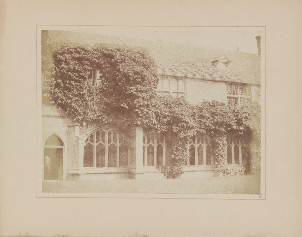 Klostergangene i Lacock Abbey af William Henry Fox Talbot