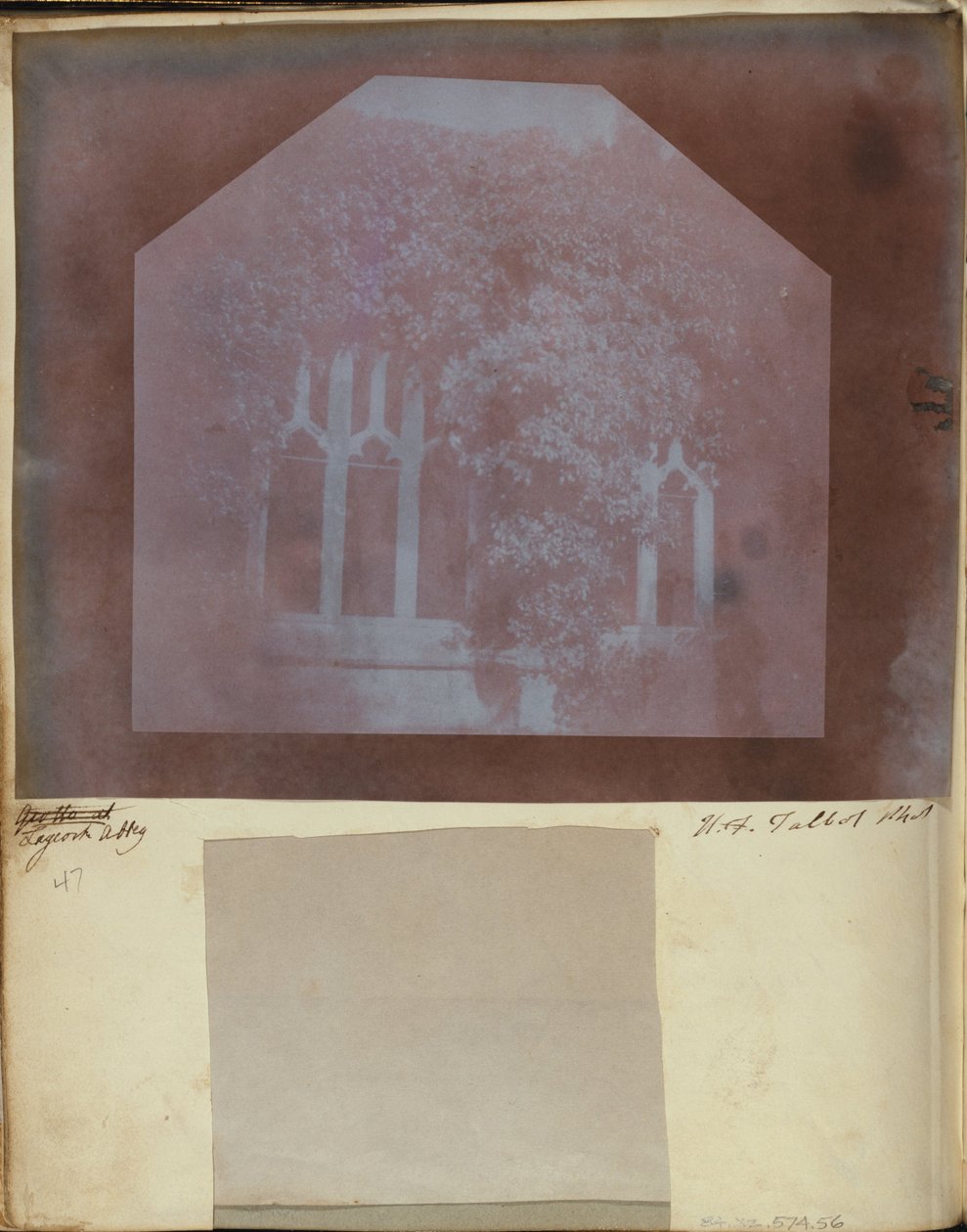 Detaljer om klostrene i Lacock Abbey af William Henry Fox Talbot