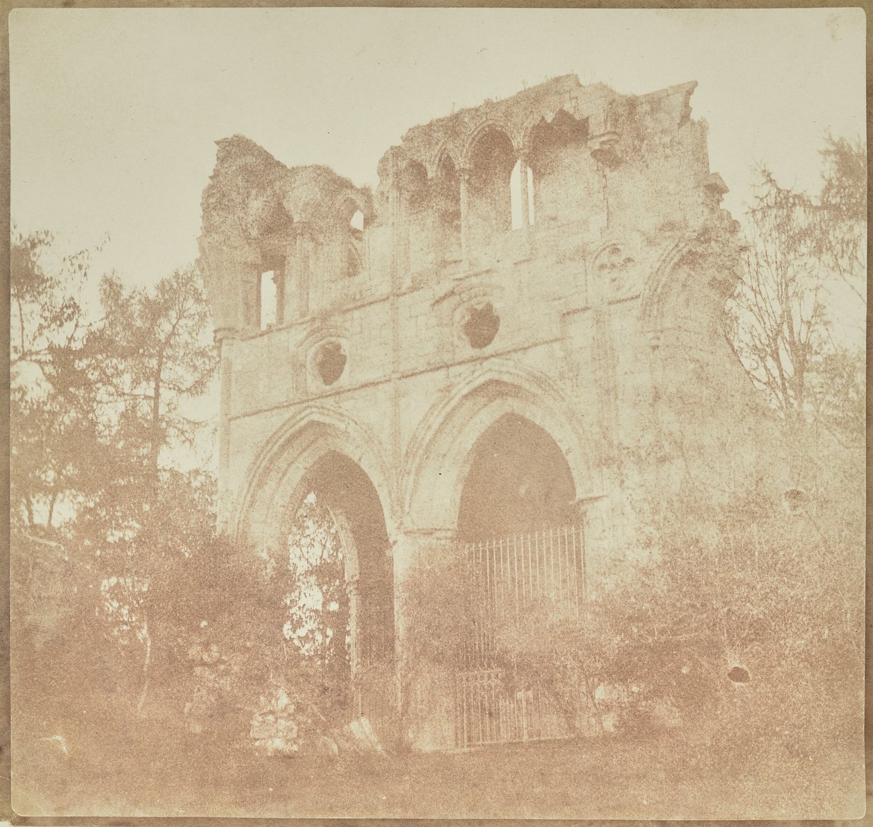 Dryburgh Abbey, Sir Walter Scotts grav af William Henry Fox Talbot