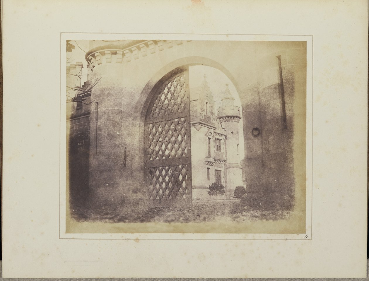 Indgangsporten, Abbotsford af William Henry Fox Talbot