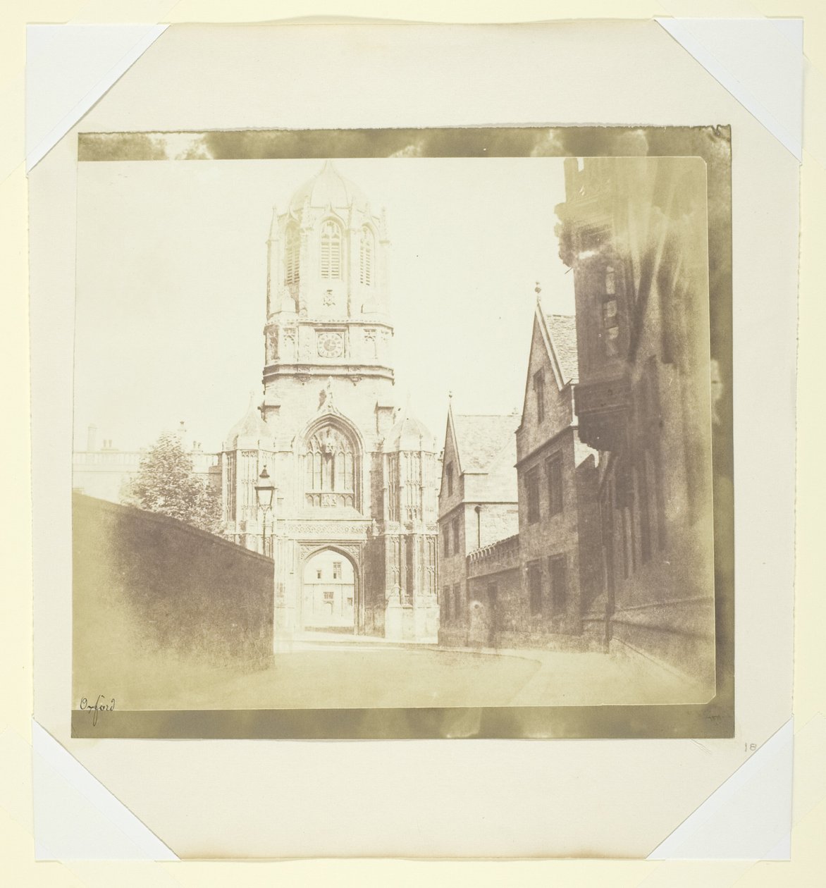 Porten til Christchurch, Oxford af William Henry Fox Talbot