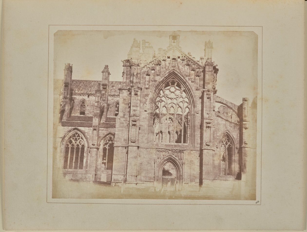Melrose Abbey af William Henry Fox Talbot