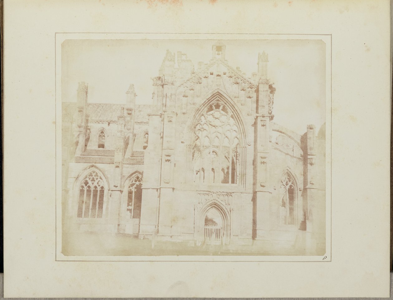 Melrose Abbey af William Henry Fox Talbot