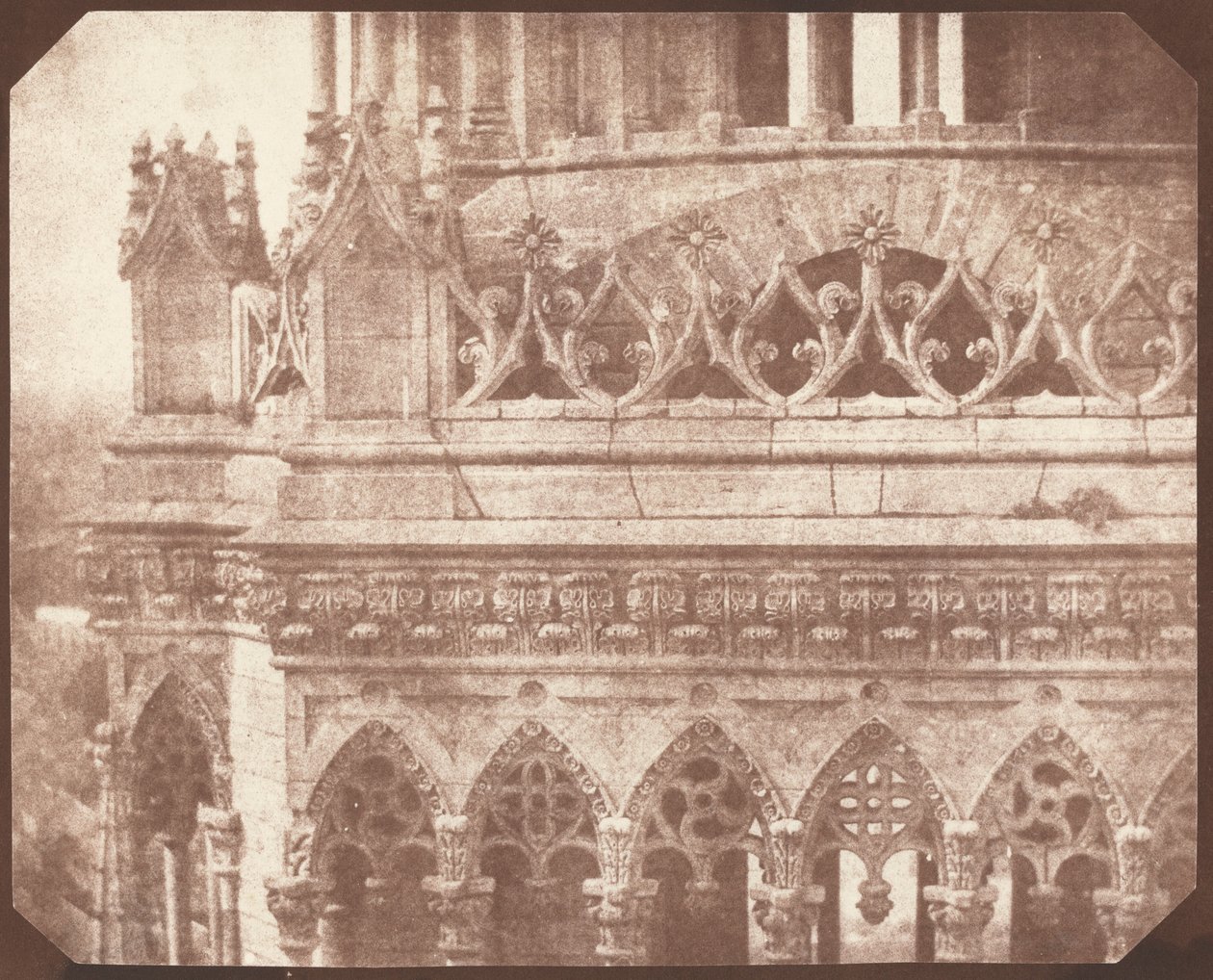 Orléans-katedralen, juni 1843 (foto) af William Henry Fox Talbot