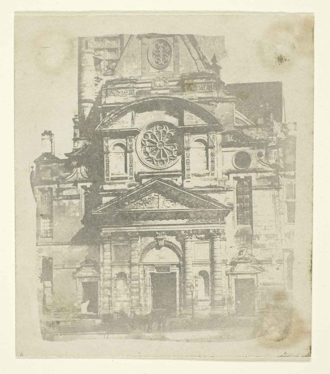 St. Etienne du Mont, Facade af William Henry Fox Talbot