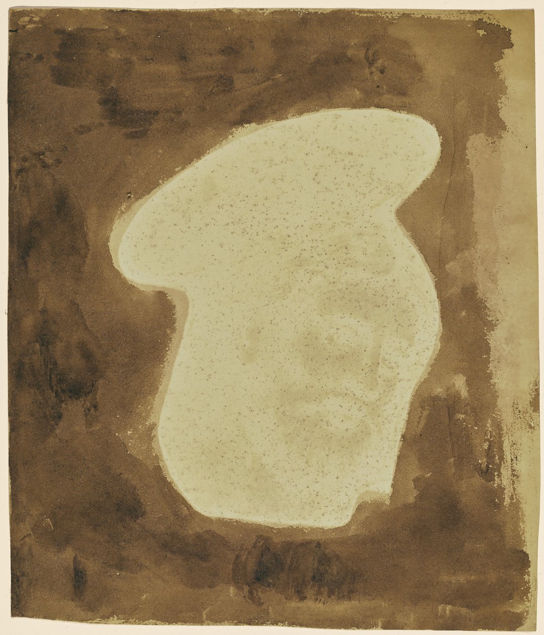 [Kristi hoved fra et maleri på glas]. af William Henry Fox Talbot