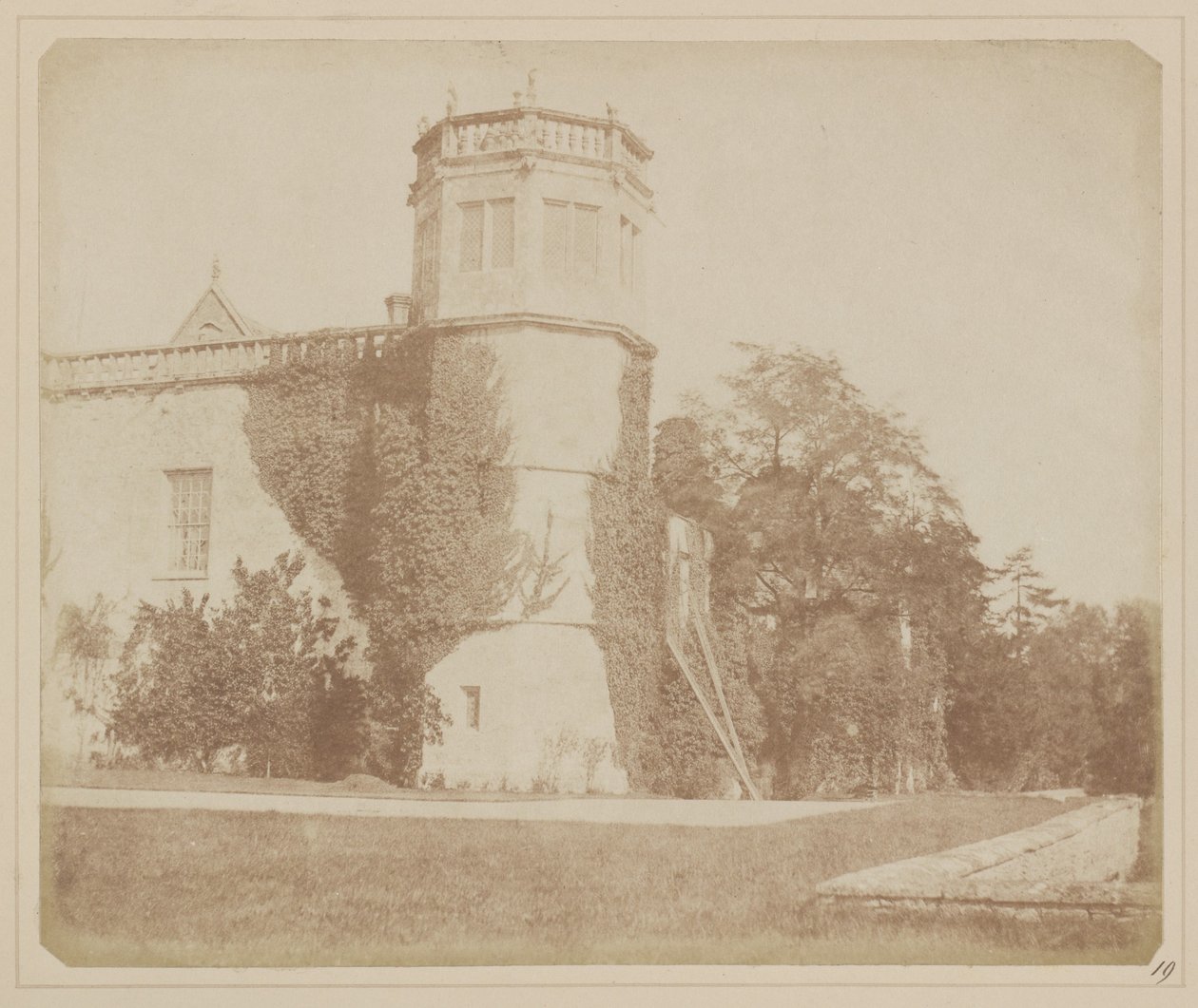 Tårnet i Lacock Abbey af William Henry Fox Talbot