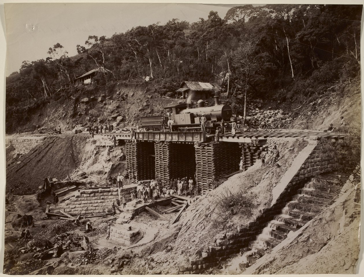 Uden titel (Jernbanekonstruktion) (s/h foto) af William Henry Fox Talbot