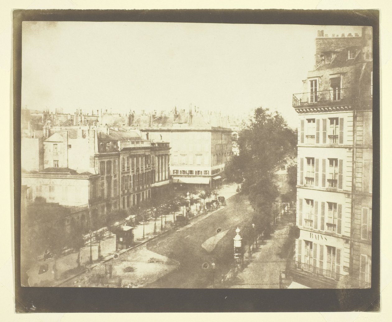 Udsigt over boulevarderne i Paris af William Henry Fox Talbot