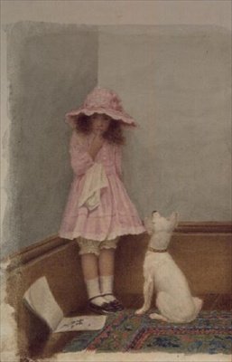 In Disgrace (akvarel) af William Henry Gore