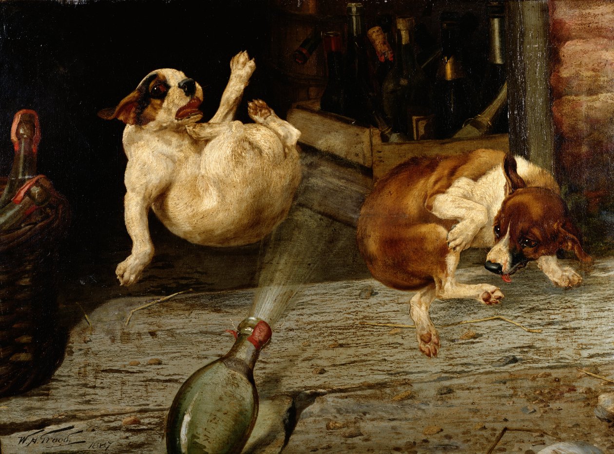 Et overraskende resultat, 1887 (en af et par) af William Henry Hamilton Trood