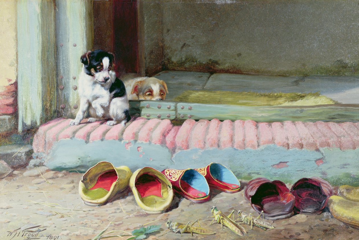 Ven eller fjende, 1891 af William Henry Hamilton Trood