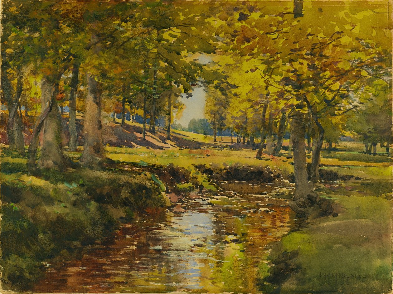 Efterår i engens udkant af William Henry Holmes