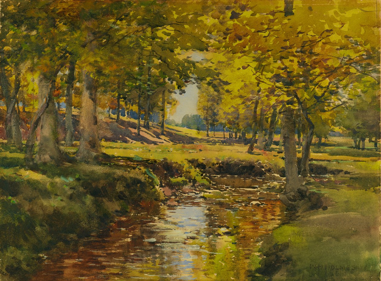 Efterår i Engkanten, n.d. af William Henry Holmes