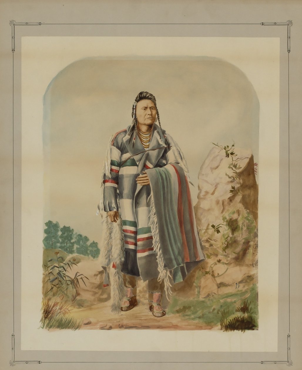 Høvding Joseph fra Nez Perce-folket af William Henry Holmes