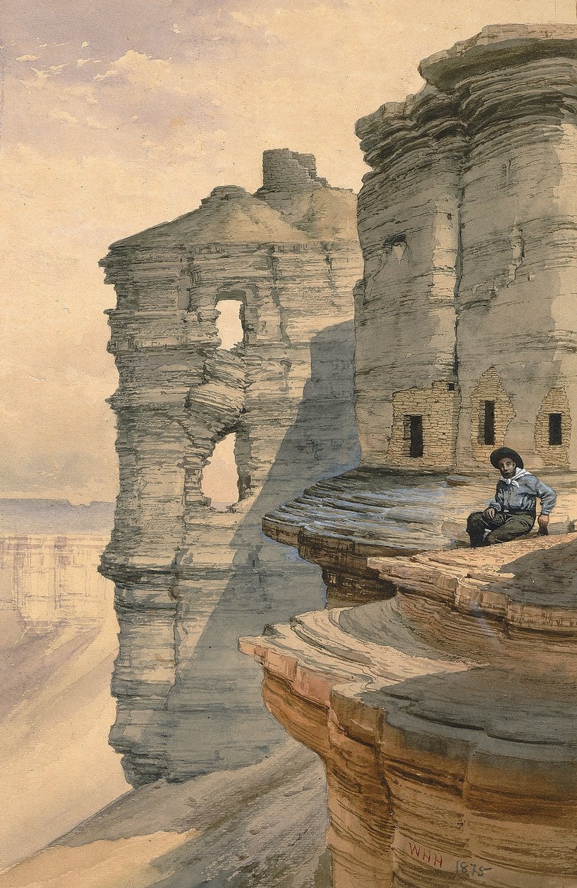 Klippehuse ved Rio Mancos, Colorado af William Henry Holmes