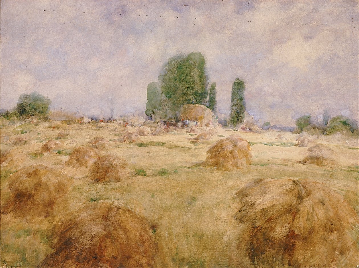 Field of Wheat Shock, n.d. af William Henry Holmes