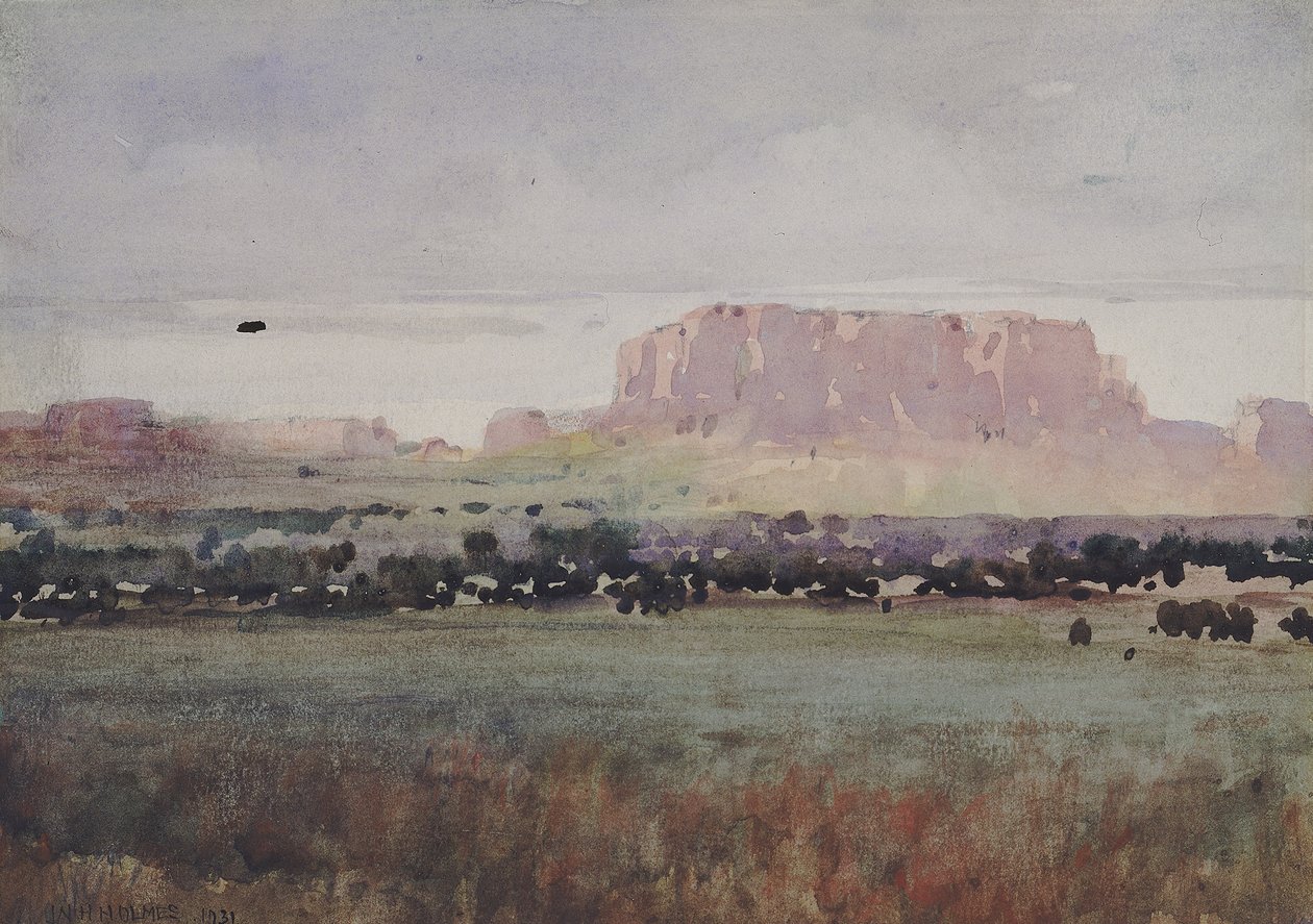 I Plateau Country, Colorado, 1931. af William Henry Holmes