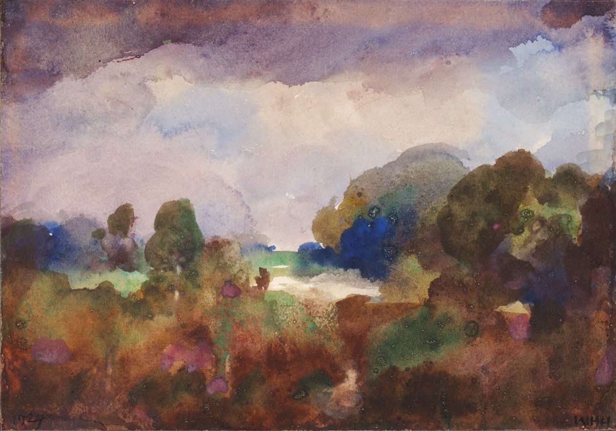 Leger med farverne, n.d. af William Henry Holmes