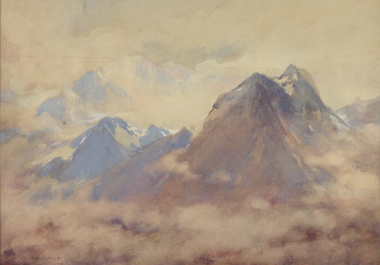 Den Almægtiges egen, et indtryk af de høje Andesbjerge, 1910. af William Henry Holmes