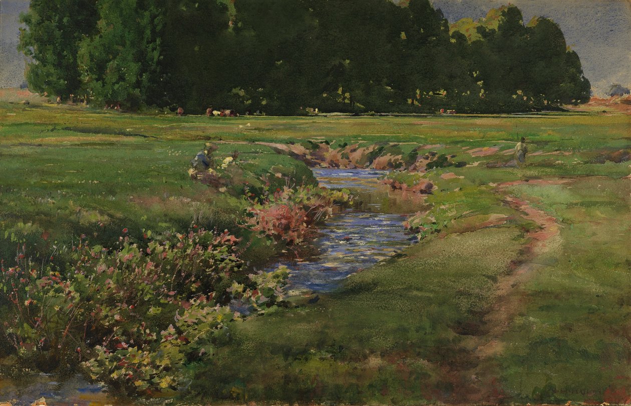 Den pludrende bæk af William Henry Holmes